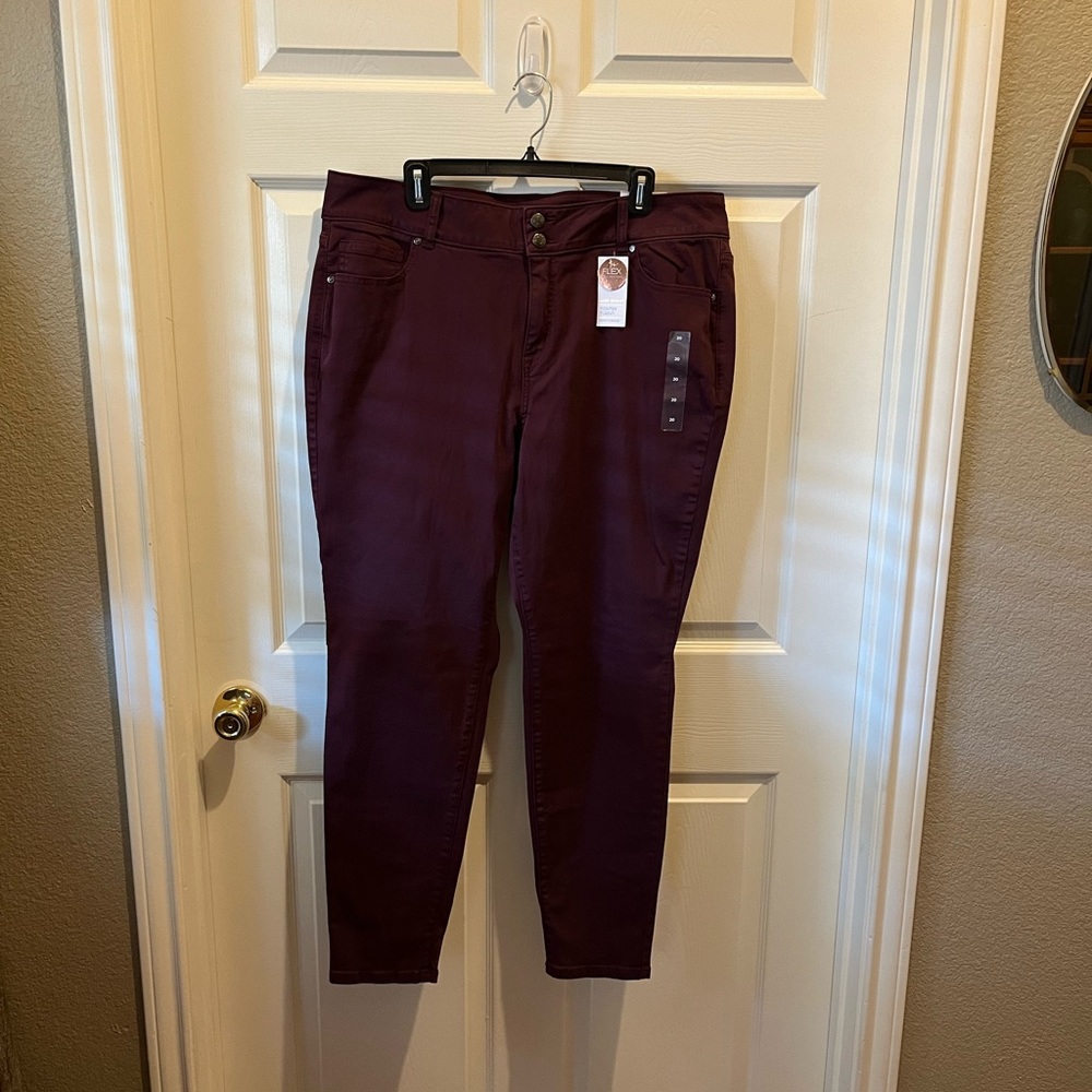 Plum jeans, Lane Bryant, size 20, NWT